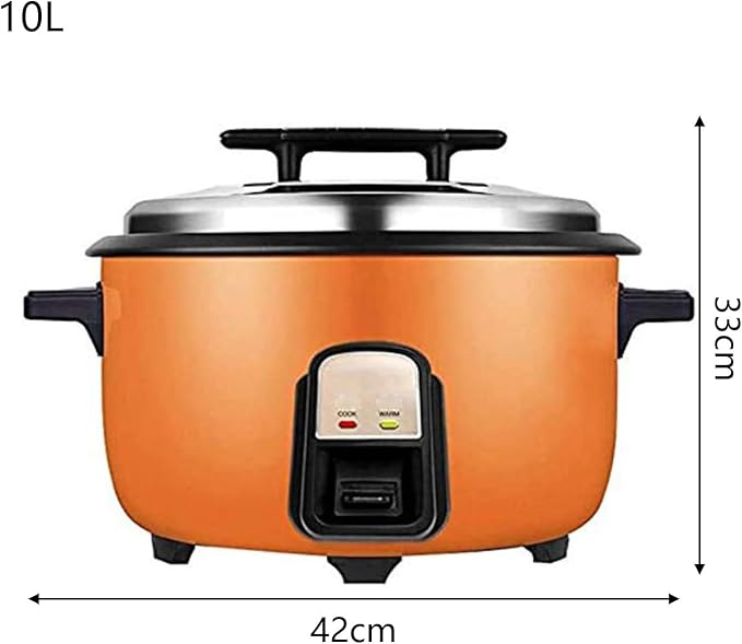 220V Rice Cooker 8-18L Large Capacity 12-15-20-25 People Commercial Canteen Hotel Rice Cooker Multi-Function Smart Electric Rice Cooker Soup Pot Small Rice Cookers10L