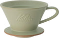 Carita Coffee Dripper Mino Ware High Heat Retention Pottery For 2-4 People DACHI &amp Kalita Pistachio #02109 Wave Series Made in Japan Drip Equipment For 2 People For 4 Cups Porcelain Stylish