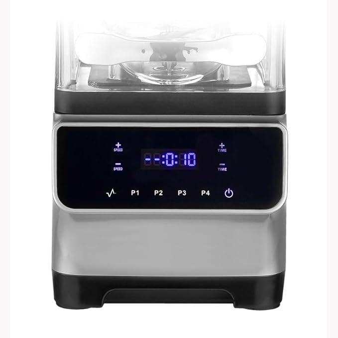 2200W supper power commercial blender smoothies blenders smoothies maker smoothies machine with 1.6L jug with 38000RPM (grey)