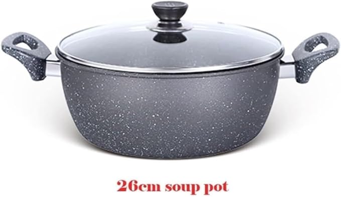 Kitchen Cooking Sets 2 Pcs Cookware Set Soup Pot Set Frying Pan Aluminum Alloy Cooking Pot Pan Set Frying Pan Cookware Sets