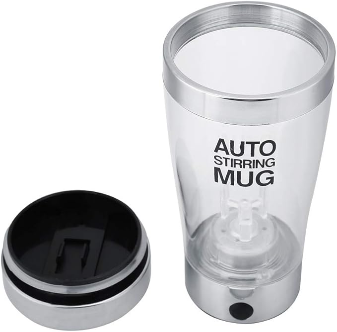 400ml Electric Stirring Mug Auto Stirring Mug Electric with Stainless Steel Automatic Self Mixing Cup for Men Women Kids