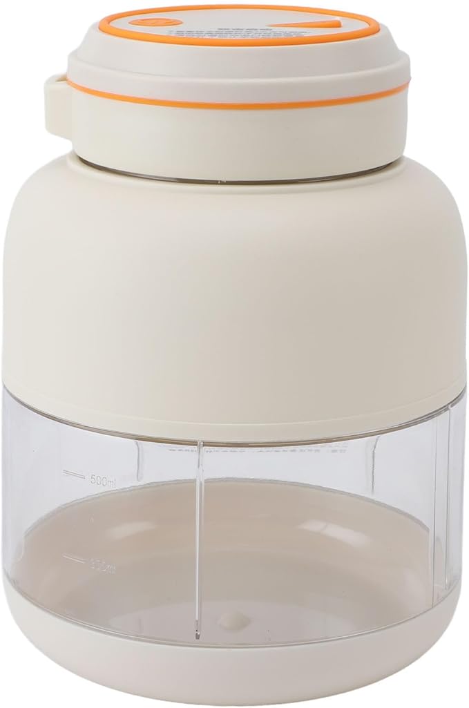 FTVOGUE Portable Blender Powerful Ice Crusher with 1300mAh Battery and 800ml Tritan Cup for Smoothies Shakes and Juices (White)