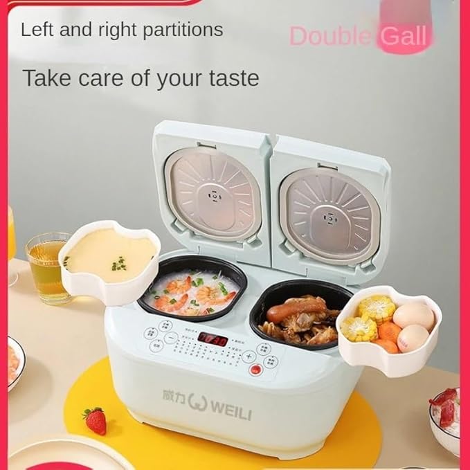 GRFIT Double Bile Intelligent Electric Rice Cooker Household Multifunctional Intelligent Small Double Electric Rice Cooker (Color : B) jinyi2016SHOP-1998