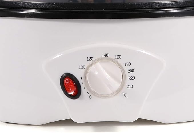 CNCEST Offee Roasting MachineSmall Capacity Coffee Bean Roasting MachineMulti-Function Pop Corn Machine Coffee Roaster (1200W1200g)