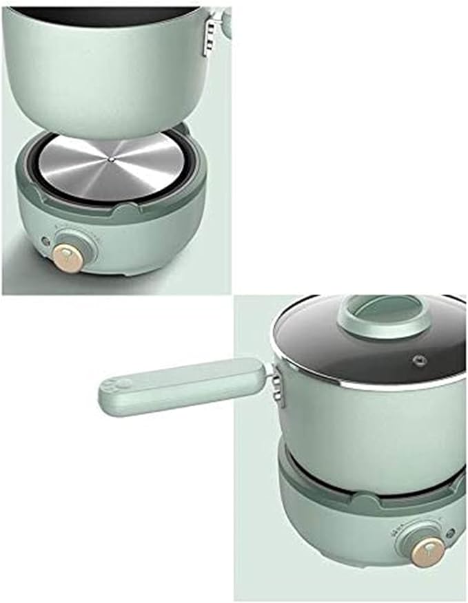 Rice Cooker Small Electric Lunch Box Non-Stick Pot Keep Warm Function Suitable for 1-2 People - for Cooking Soup Rice Stews Grains &amp Oatmeal