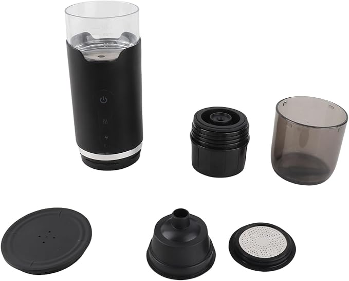 SUNGOOYUE Travel Capsule Coffee Machine Small Portable Car Machine for Hiking Office Coffee Powder Cartridges ABSSUS