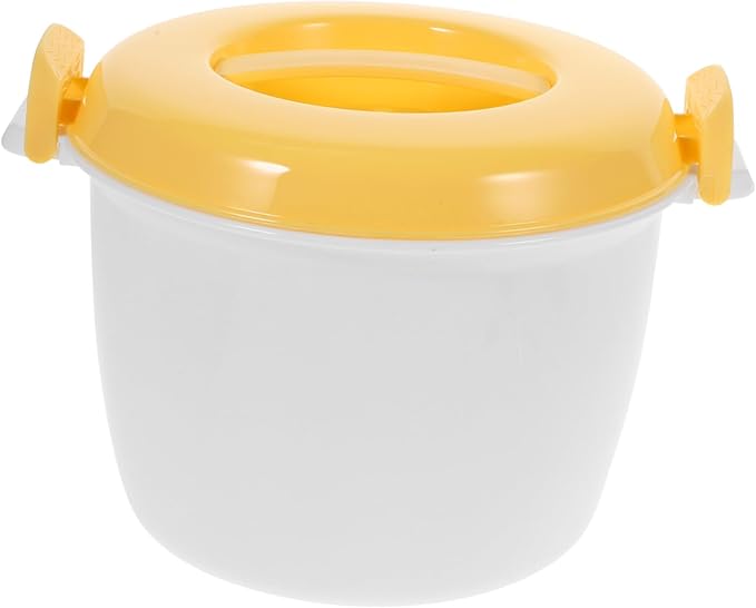 Microwave Rice Cooker for Home Use Simple Food Container for Cooking Rice Vegetables Noodles Large Capacity Design for Students and Busy Professionals