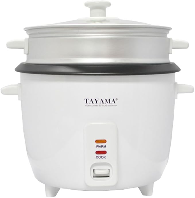 Tayama 3 Cup Rice Cooker with Steamer