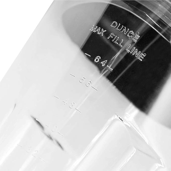 Huanyu Countertop Blender 68 oz 2200W with Speed Control Timer for Fruit Smoothie Ice Soy Milk Hot Soups Frozen Desserts Crush Mix Home Commercial G1100 2L (110V Black)