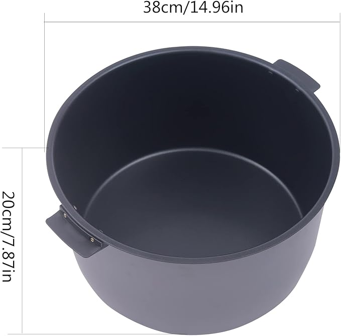 100W Rice Warmer 19L/20Qt Electric Rice Warmer Portable Food &amp Rice Warmer with Rice Spoon Commercial Rice Warmer for Restaurant Party Family Non-stick Inner Pot Warming 68℃/72℃ 110V/60HZ