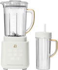 High Performance Countertop Blender System with Personal Blending Cups Ice Crushing Smoothie and Food Processing