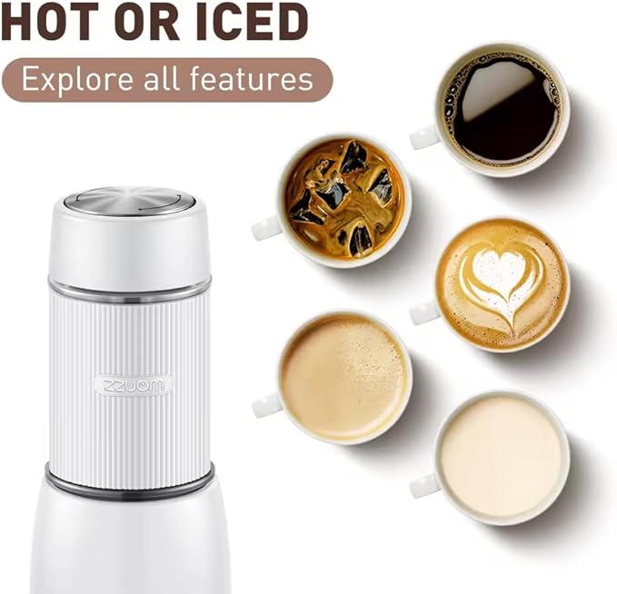 Portable Espresso Maker 18 Bar Travel Coffee Maker Hand Pressure Capsules Ground Coffee Extraction Drip Coffee Brewing Making Machine for Kitchen TravelCampingHiking