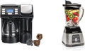 Hamilton Beach FlexBrew Trio 2-Way Coffee Maker Compatible with K-Cup Pods or Grounds &amp Blender for Shakes and Smoothies with 5 Functions Including Auto Smoothie Cycle