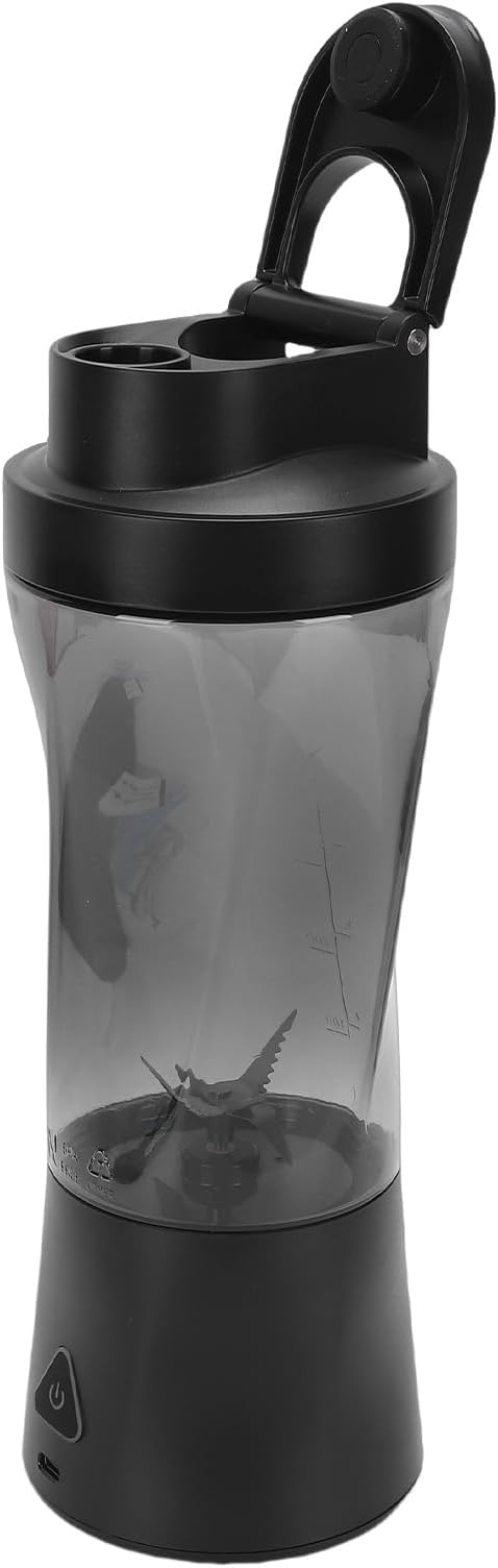 ZJchao Portable Blender USB Rechargeable High Speed 20000RPM Leakproof Mini Juicer Cup for Smoothies Shakes 24oz Travel Gym Home ABS