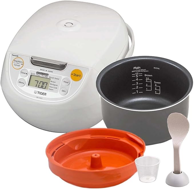 Tiger 5.5-Cup Electric Rice Cooker Auto Warmer Programmable