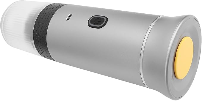 Portable Capsule Coffee Machine Mini Travel Coffee Maker Automatic One Touch Brewing Rich Flavor Coffee for Home Office Car Use 2500mAh Battery Capacity