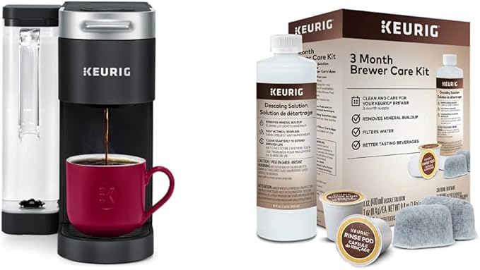 Keurig® K-Supreme Single Serve K-Cup Pod Coffee Maker (Black) 3-Month Brewer Maintenance Kit