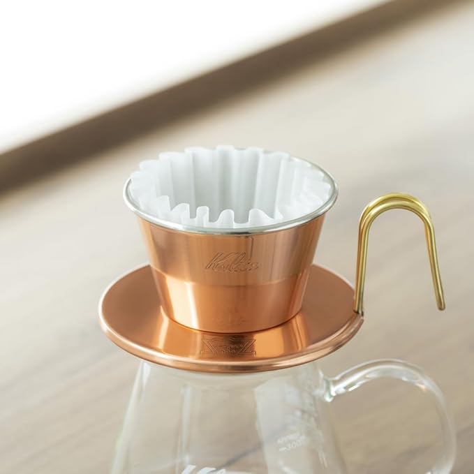 Kalita Coffee Dripper 'TSUBAME' WDC-185 2-4 Person Use Copper 5099