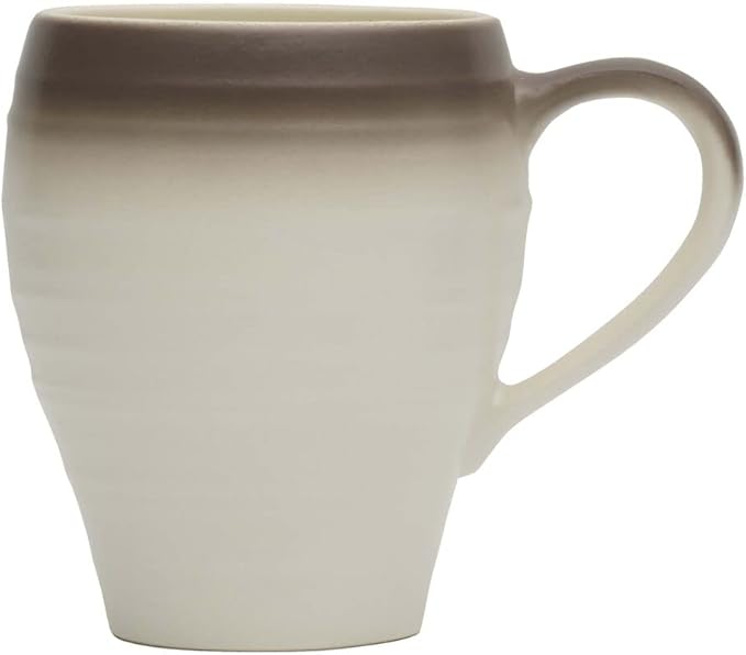 Mikasa Swirl 16-Piece Dinnerware Set Service For 4 Ombre Mocha