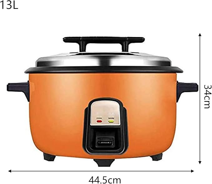 220V Rice Cooker 8-18L Large Capacity 12-15-20-25 People Commercial Canteen Hotel Rice Cooker Multi-Function Smart Electric Rice Cooker Soup Pot Small Rice Cookers13L