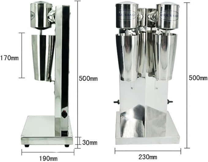 Professional 110V 180W Double Head Commercial Electric Milk Shaking Machine Milk shaker Maker