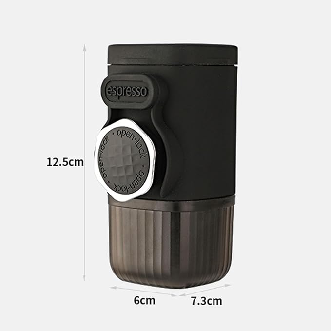 Coffee Machine with An Integrated Detachable and Washable Design Weighs Only 275g. It Can Easily Make Rich Espresso and Is The First Choice for Outdoor Coffee Travel.