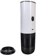 Pssopp Coffee Machines Maker 20 Bar Rechargeable Grind Coffee and Capsules Dual Function Wireless Heating Machine for Home Outdoor Travel Office 2 in 1 Mini Portable (White)