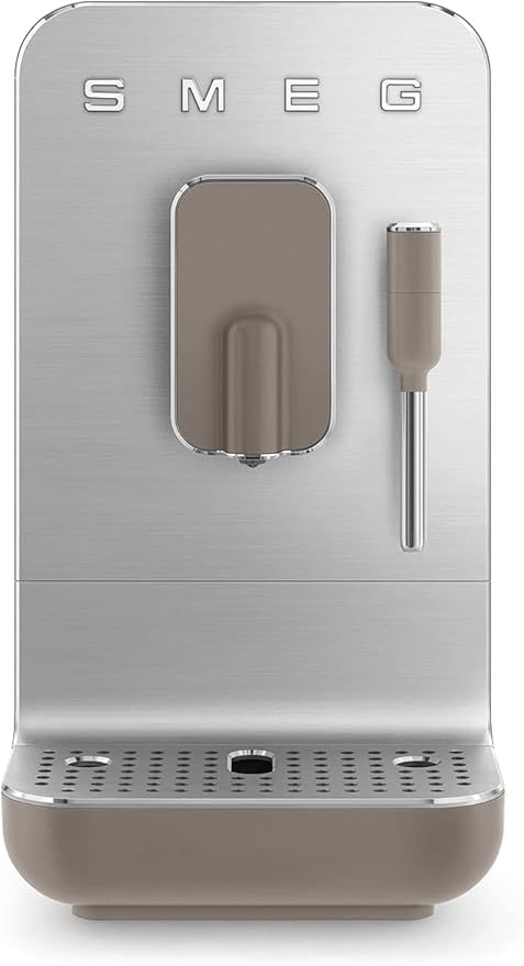 SMEF Fully Automatic Coffee Machine with Grinder and Steam Wand BCC02TPMUS Taupe