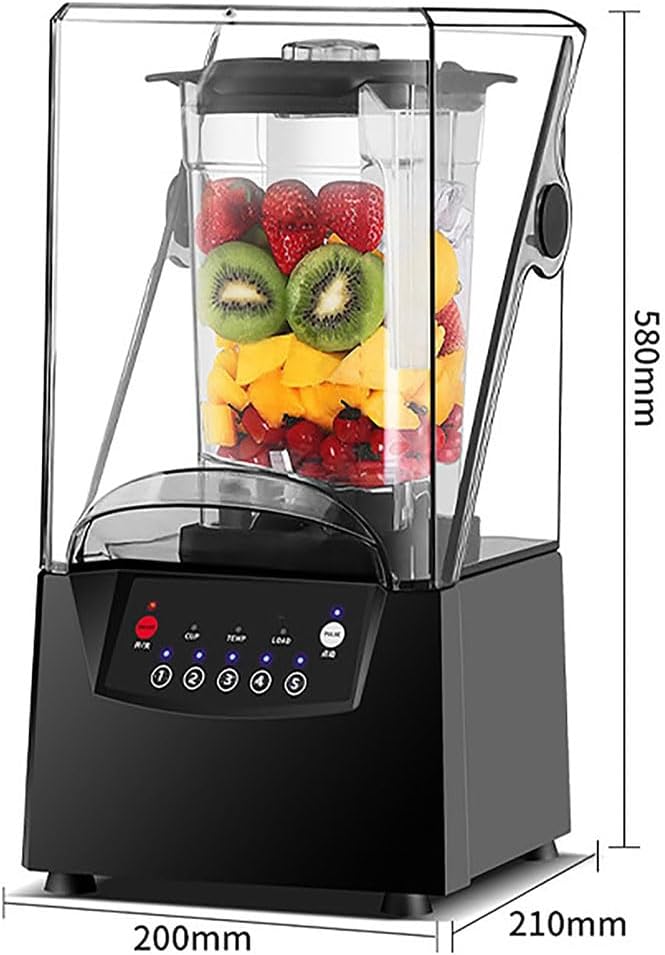 Commercial Stand Mixer Blender Commercial Blender With Sound Enclosure Silent Broken Wall Cooking Machine Smoothie Maker