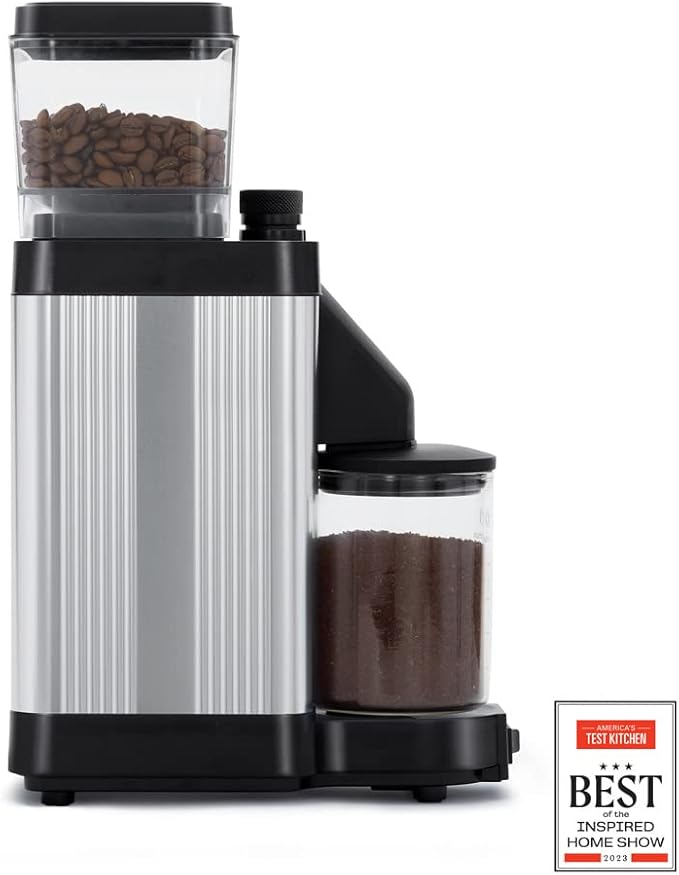 Technivorm Moccamaster 49520 KM5 Burr Coffee Grinder Polished Silver &amp 53941 KBGV Select 10-Cup Coffee Maker Polished Silver 40 ounce 1.25l