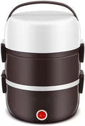 Electric lunch box can be plugged in for electric heating insulation and hot rice cooking with pot