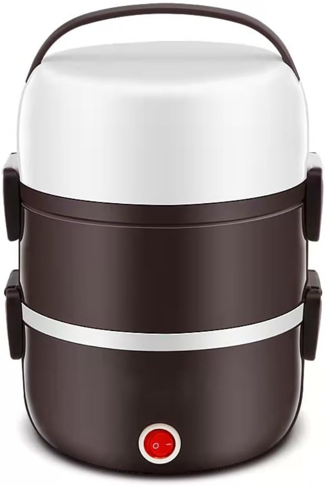 Electric lunch box can be plugged in for electric heating insulation and hot rice cooking with pot