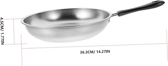 1Set Stainless Steel Cookware Set Kitchen Frying Pan and Stockpot for Induction Cooking Multi Functional Cookware for Home and Restaurant Use Stylish and Design