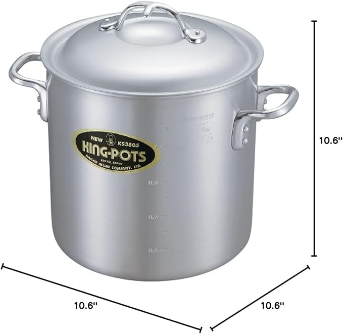 Yamashita Kogei 04-0169-0105 Newking Rice Pot 10.6 inches (27 cm) 3.6 gal (15.0 L)