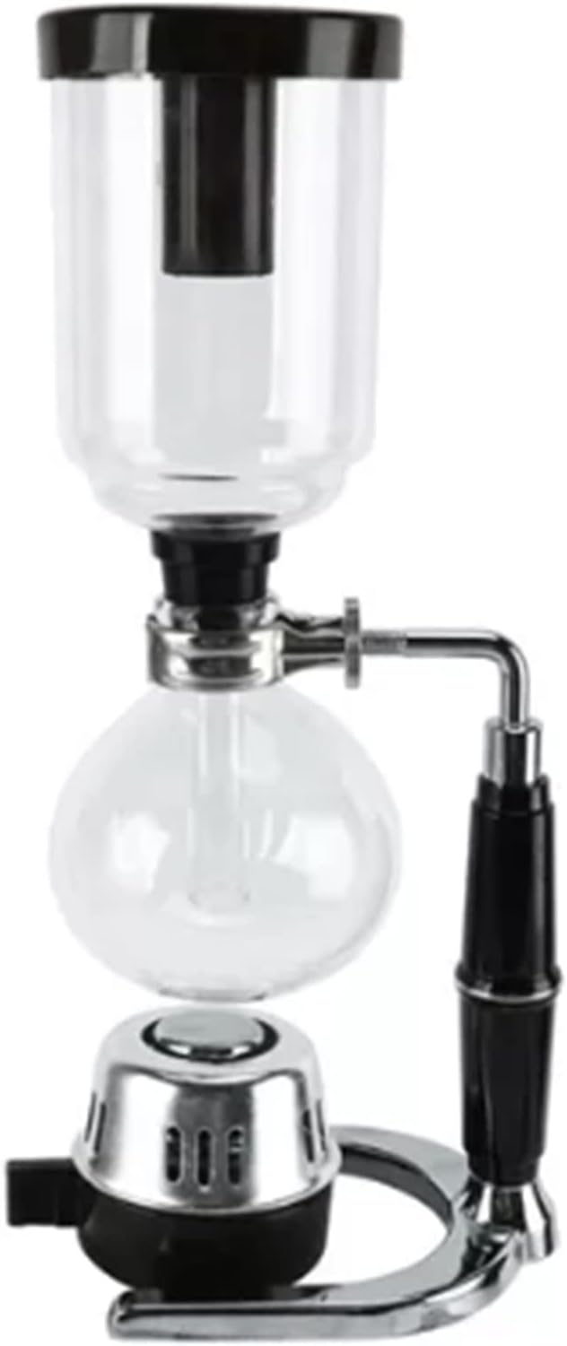 Coffee Machine Hand Brewed Coffee Maker Siphon Type Stainless Steel Base Classic Coffee Machine for Home Office Meeting Rooms