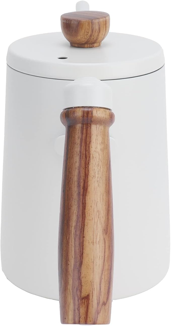 ZJchao Pour Over Coffee Maker Pot Set Coffee Making Kit with Container Funnel Filter Papers and Thermometer for Coffee Lovers Household Hand Brewing Accessory (Beige hand brewing