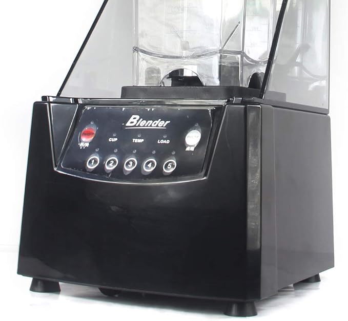1.8L Soundproof Smoothie Machine 2600W Commercial Smoothie Maker Professional Countertop Blender with Quiet Sound Enclosure for Shakes Fruit Food Mixer Soy Milk Juicer Processor