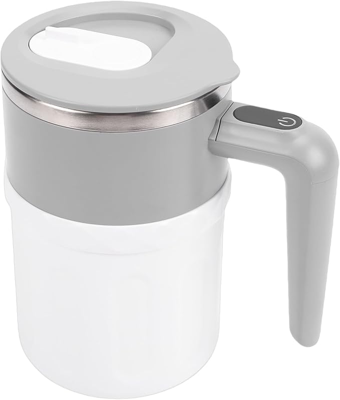 Fabater Self Stirring Coffee Mug 300ml Rechargeable Auto Magnetic High Speed Blending LED Temperature Display Travel Coffee Mug Automatic Stirrer with Stir Bar for Milk Cocoa