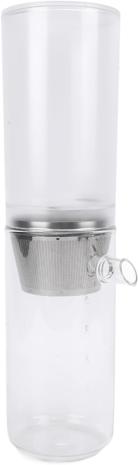 Ice Drip Coffee Maker Adjustable Speed Portable Brewer 400ml High Borosilicate Glass Maker with Easy Cleanup Design Ideal for Home Office &amp Travel