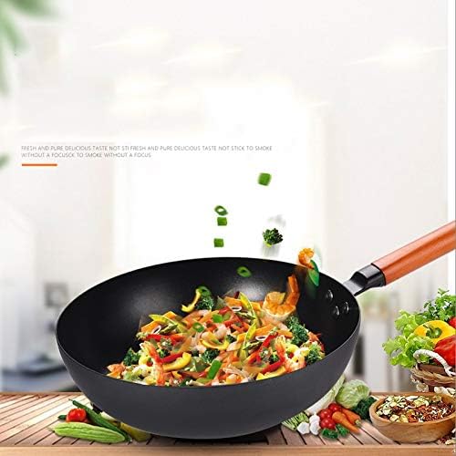 3 PC Household Iron Pot Cooking Soup Sturdy Uncoated Non-stick Cookware for Store Camping Kitchen Home
