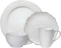 Service for 4 Ceramic Dishes to Eat 16 Piece Dinnerware Set Dinner Plate Dish Kitchen Tableware of Plates