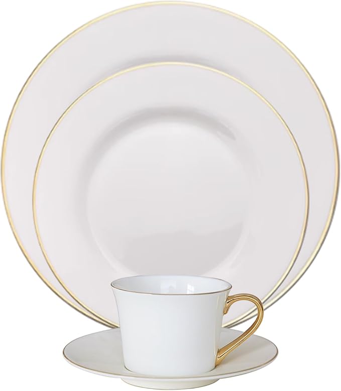 24 Pcs platinum Dinnerware Set Service for 6Delicate afternoon tea Bone China Dinnerware SetsSteak Dinner Plates Dish Setwedding hotel family gathering banquet AP-01