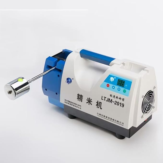 1PC LTJM-2019 Small Rice Mill Polisher Machine Rice Automatic Sheller Thicken Cooling Rice Mill Machine 220V 850W