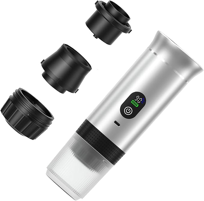 Fast Heating Cordless Coffee Machine 7500mAh Water Tanks USB Charging Suitable for Espresso Cappuccino Outdoor Home Use Digital Coffee Machine