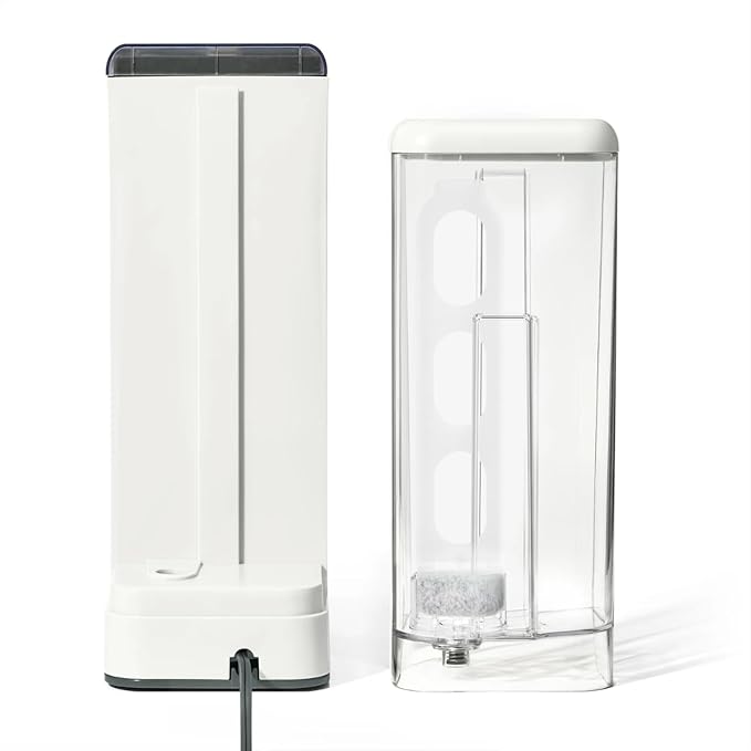 Perfect Grind Single Serve Coffee Maker built-in grinder 6 sizes 3 strengths pod-free reusable filter 64oz reservoir touch display hot &amp iced brew. (White Icing)