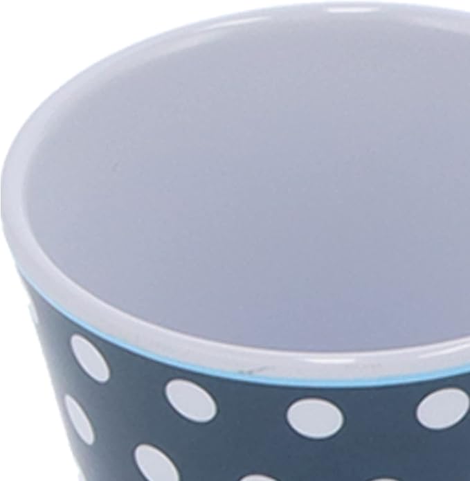 Dark Blue Dot Dinnerware Set Quality Multi Purpose Kitchenware for Home Restaurant