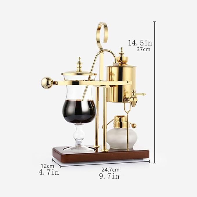 Luxury Family Balance Syphon Coffee Maker Siphon Cold Brew Coffee Maker Brewer with Elegant Design Retro-Style Coffee Pots