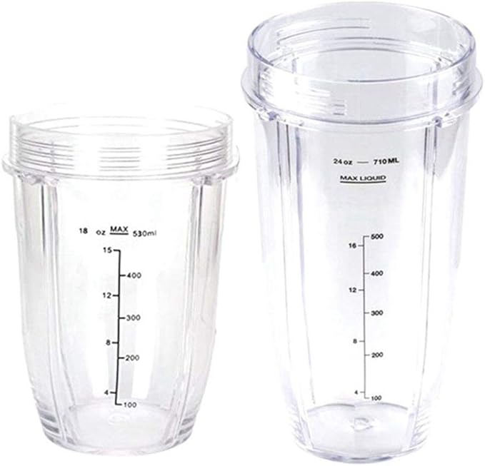 Blade with 18Oz 24Oz Cup and Spout Lid for 1200W -IQ Blender7 Fins Parts
