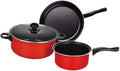 3-Piece Non-Stick Frying Pan Soup Pot Milk Pan Set Multifunctional Kitchen Cookware for Home Use Sturdy Easy to Clean Cooking Tools