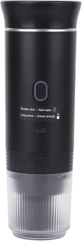 Haofy Portable Electric Coffee Machine Rechargeable Battery 15 Bar Pressure Capsule Design for Travel Camping Office Home